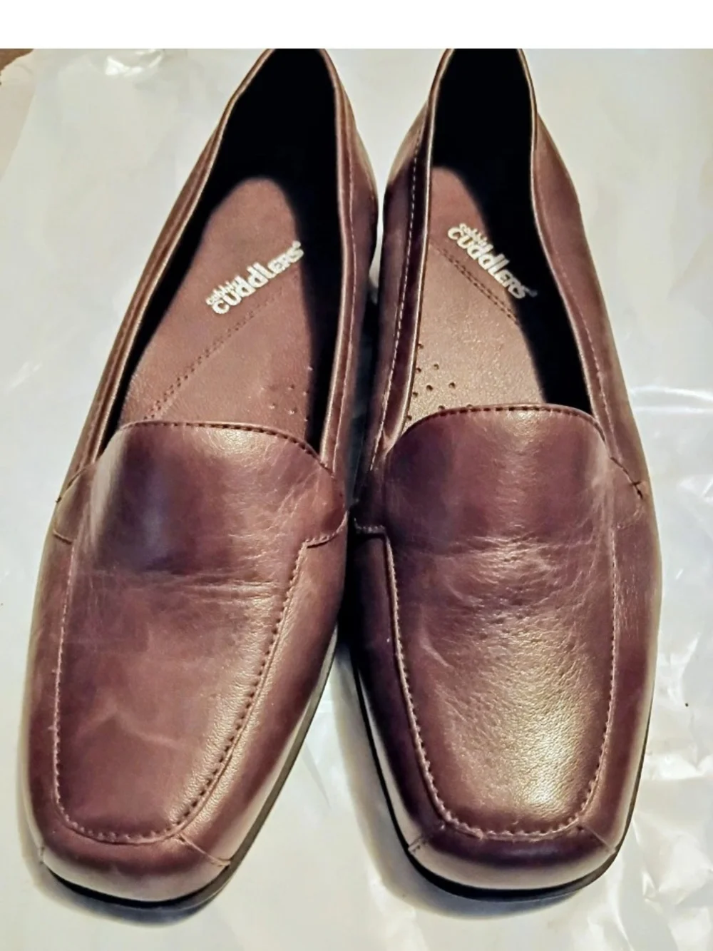 Diamond Supply Co. Men’s Brown Leather Slip-On Loafers Size 6 W